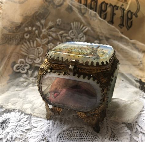 small victorian metal jewelry box cushioned silk lining|Amazon.com: Victorian Jewelry Box.